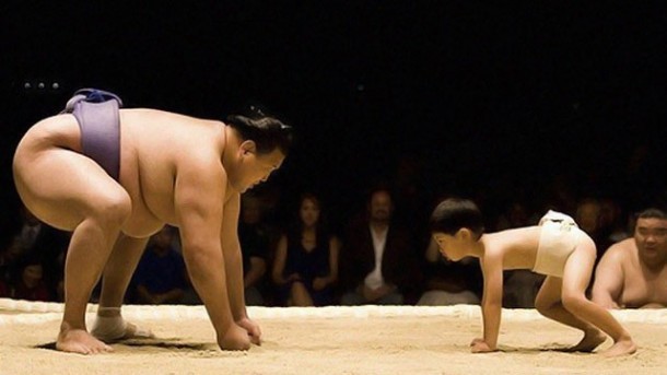 Create meme: sumo , sumo, unfair advantage book