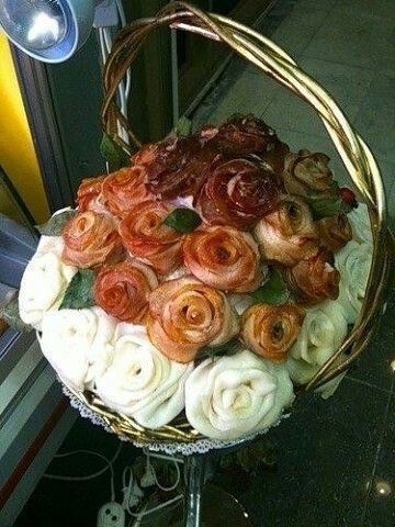 Create meme: bouquet of meat, bouquet of lard, bouquet with roses