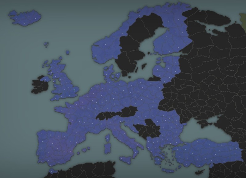 Создать мем: будущее европы, карта европы, черное будущее европы
