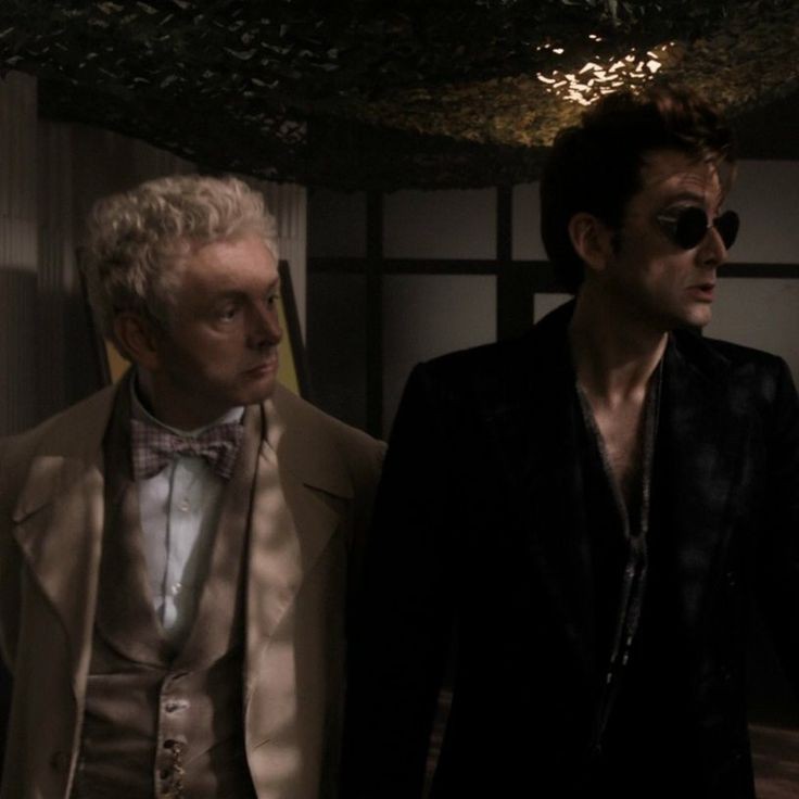 Create meme: crowley good omens, David Tennant , good omens