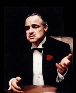 Create meme: doing it without respect, but do it without respect, meme of don Corleone