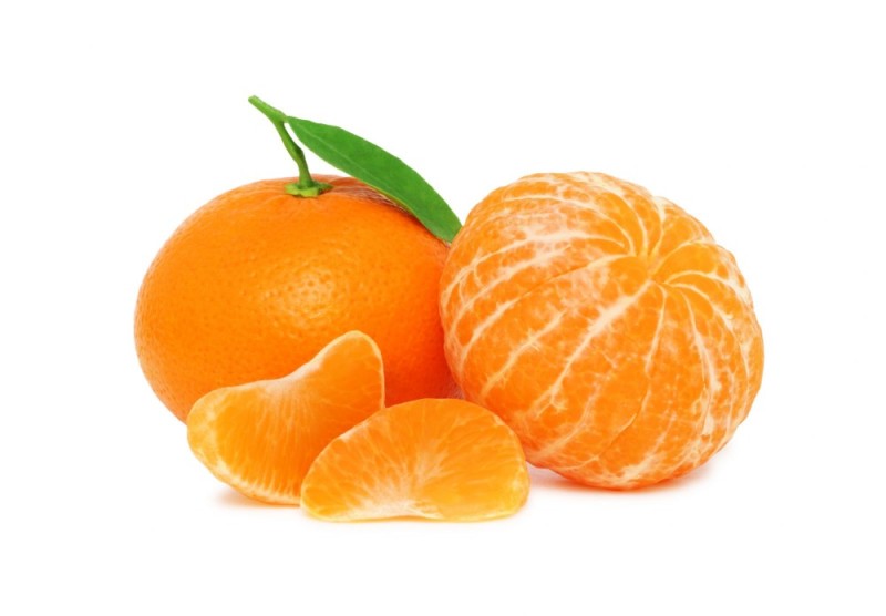 Create meme: Mandarin , orange tangerine, ripe tangerine on a white background