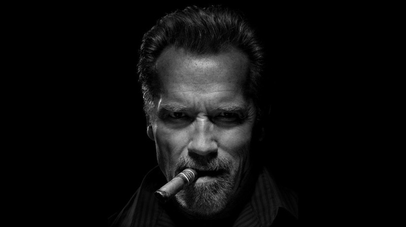 Create meme: arnold schwarzenegger motivation, Arnold with a cigar, Schwarzenegger with a cigar