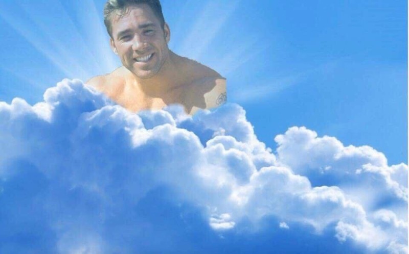 Create meme: Billy Herrington, Billy Herrington in heaven, cloud mining