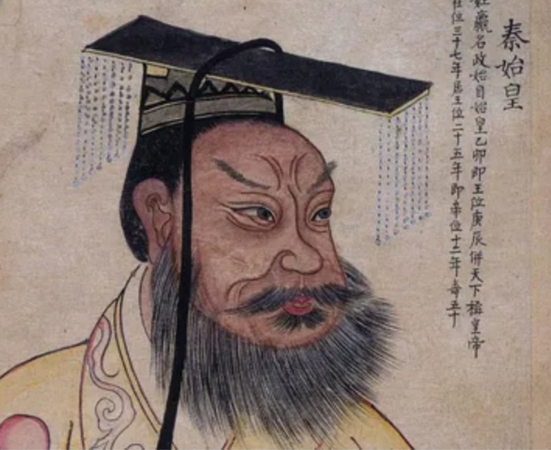 Создать мем: цинь шихуанди и конфуций, первый император китая, хуан-ди китайский император