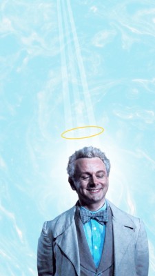 Create meme: aziraphale and crowley aziraphale, michael sheen, good omens ikon