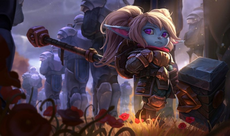 Создать мем: поппи лол, poppy league of legends, поппи лига легенд