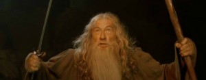 Create meme: Gandalf meme, you shall not pass Gandalf, Gandalf hairstyle
