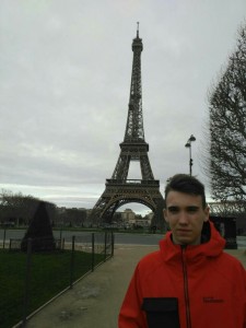 Create meme: clock tower in Paris, Eiffel tower in snow photo, France tower