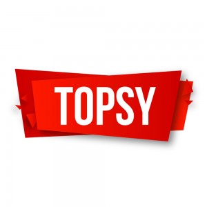 Create meme: face topsy, logo topsy, banner