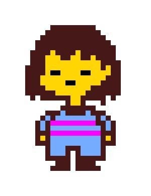 Create meme: undertale frisk, frisk sprite, frisk undertail