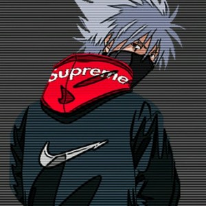 Создать мем: какаси хатакэ суприм, какаши аниме суприм, kakashi supreme