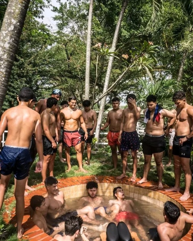 Create meme: hot springs, guy , Thap ba in Nha Trang