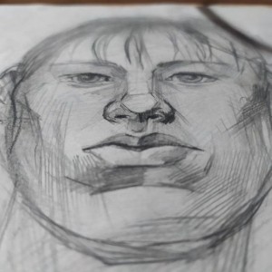 Create meme: painting drawing, outline, pencil drawings