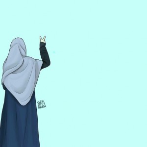 Создать мем: muslim hijab, muslimah, хиджаб рисунок