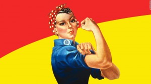 Создать мем: феминизм we can do it, rosie the riveter, плакат