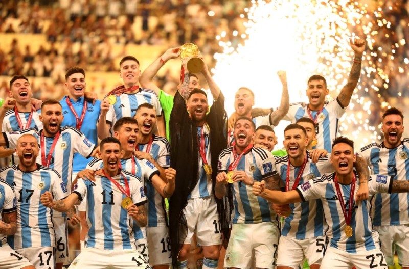 Создать мем: аргентина чемпион 2022, месси ворлд кап 2022, чемпионат мира по футболу 2010