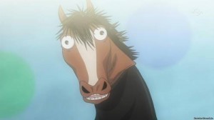 Create meme: bojack horseman, stoned horse, the horse's coat