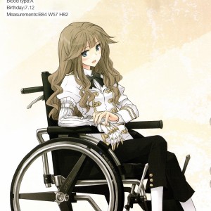 Создать мем: школьницы-инвалиды аниме, инвалидная коляска арт, аниме инвалид