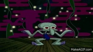 Create meme: photo of squidward, squidward GIF, squidward dancing