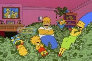 Создать мем: если бы я, simpson, los simpsons