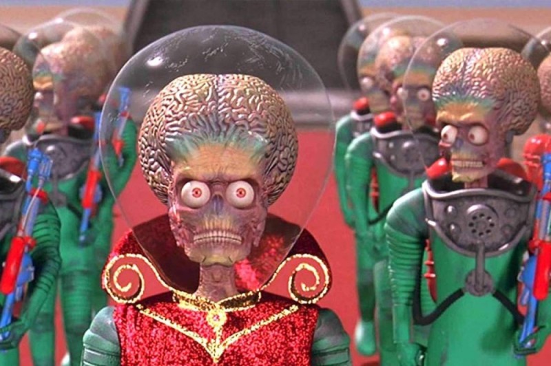 Create meme: Mars Attacks 1996 film, Mars is attacking!, mars attacks 1996