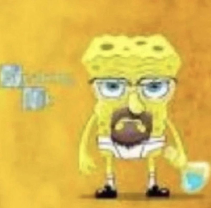 Create meme: Spongebob Walter White, sponge Bob square pants , bob sponge