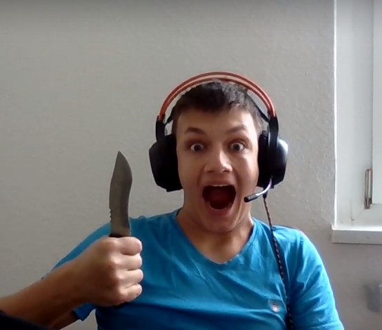 Create meme: people , boy , knife in cs