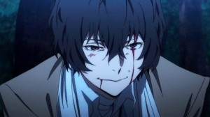 Создать мем: bungou stray dogs дадзай, bungou stray dogs, великий из бродячих псов дадзай