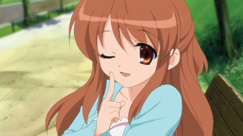 Create meme: Mikuru asahina, moments anime, haruhi's melancholy