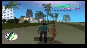 Создать мем: gta sa, gta vcs, gta vice city tec 9