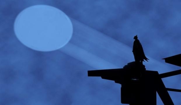 Create meme: batman spotlight, darkness, the dark knight