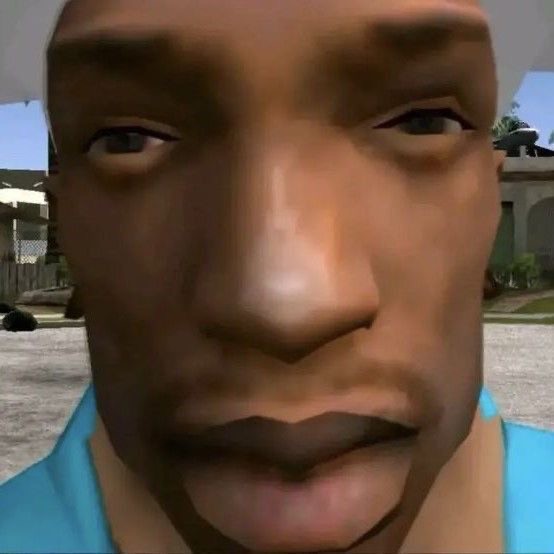 Create meme: Carl Johnson , nope , preference 