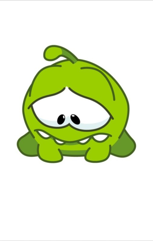 Create meme: am yum cut the rope, amniam and amniasha, am yum