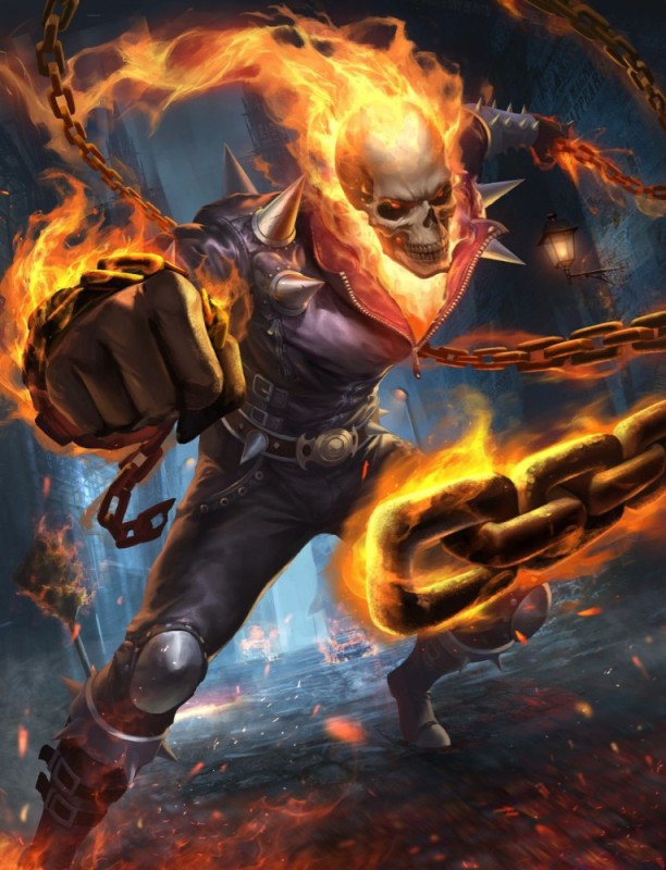 Create meme: Ghost rider Johnny Blaze, Ghost rider , Marvel ghost rider