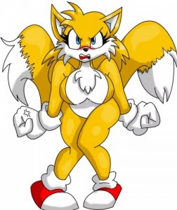 Create meme: tails prower giant, miles tails prower art, sonic tailsko