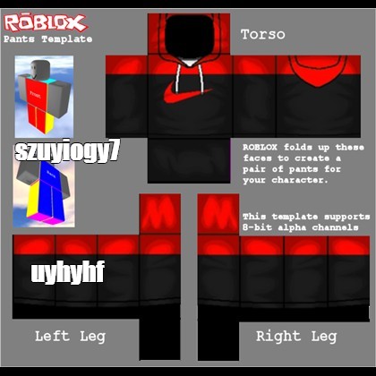 pants templates roblox