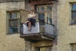 Create meme: cool balcony, on the balcony