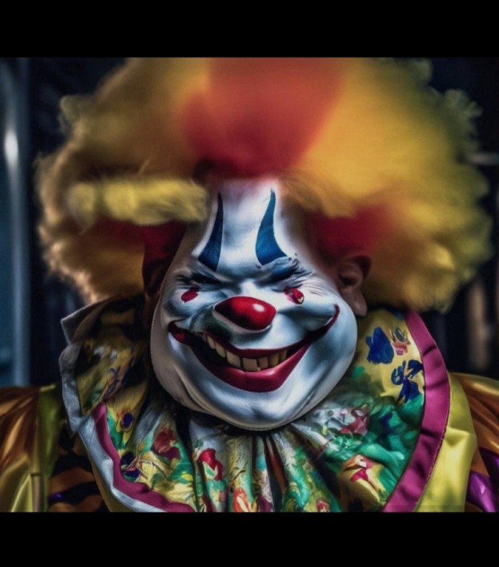Создать мем: улыбка клоуна, ужасный клоун, клоун страшный