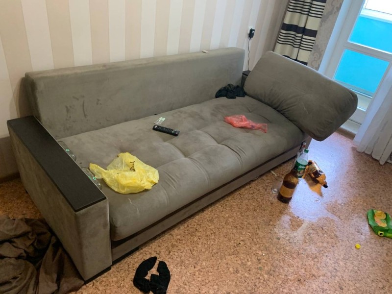 Create meme: sofa, furniture , dirty sofa