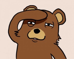 Создать мем: мем педобир, pedobear, педобир