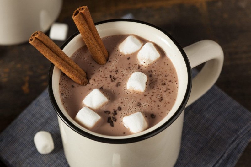 Создать мем: кофе с молоком шоколад, какао с маршмеллоу, горячий шоколад