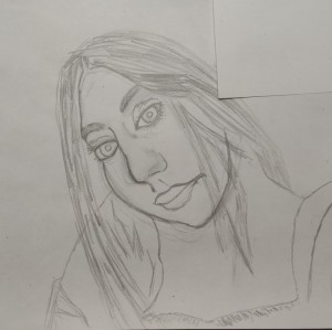 Создать мем: портрет карандашом, рисунок девушки, рисовать портрет