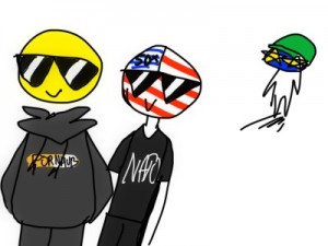 Create meme: brothers of finland countryhumans, countryhumans russia and greece, countryhumans germany and the USA