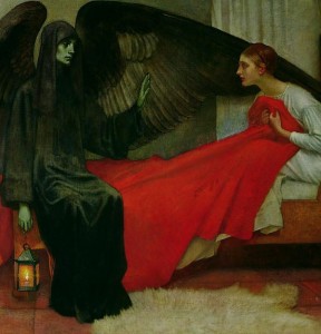 Создать мем: marianne stokes. death and the maiden. 1900., притча о прощении, смерть и девушка