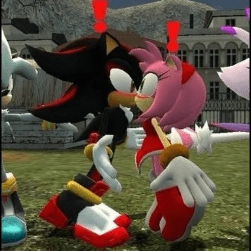 Create meme: playboy Carty, hedgehog shadow, shadow amy 3d