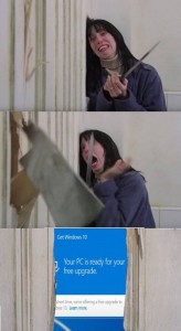 Create meme: the picture with the text, glow the trick, the film the shining meme template