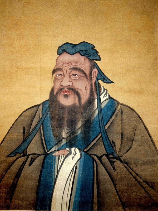 Create meme: Confucius portrait, The Chinese sage Confucius, Confucius the ancient Chinese philosopher
