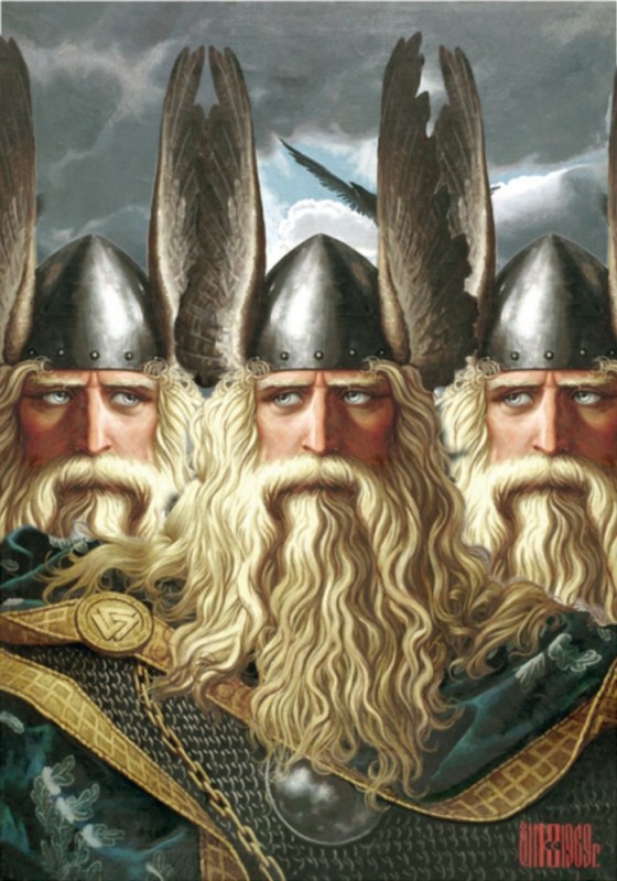 Создать мем: скандинавская мифология, боги викингов, константин алексеевич васильев scandinavian warrior