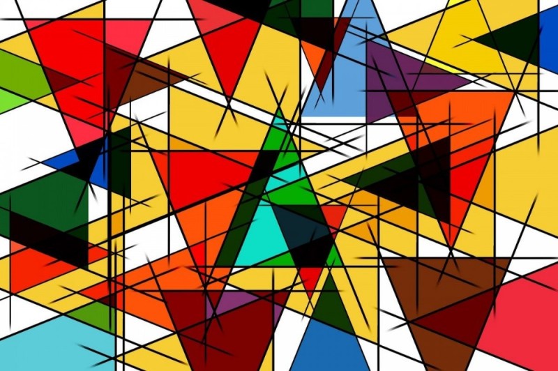 Создать мем: абстракт, абстрактные треугольники, геометрический абстракционизм